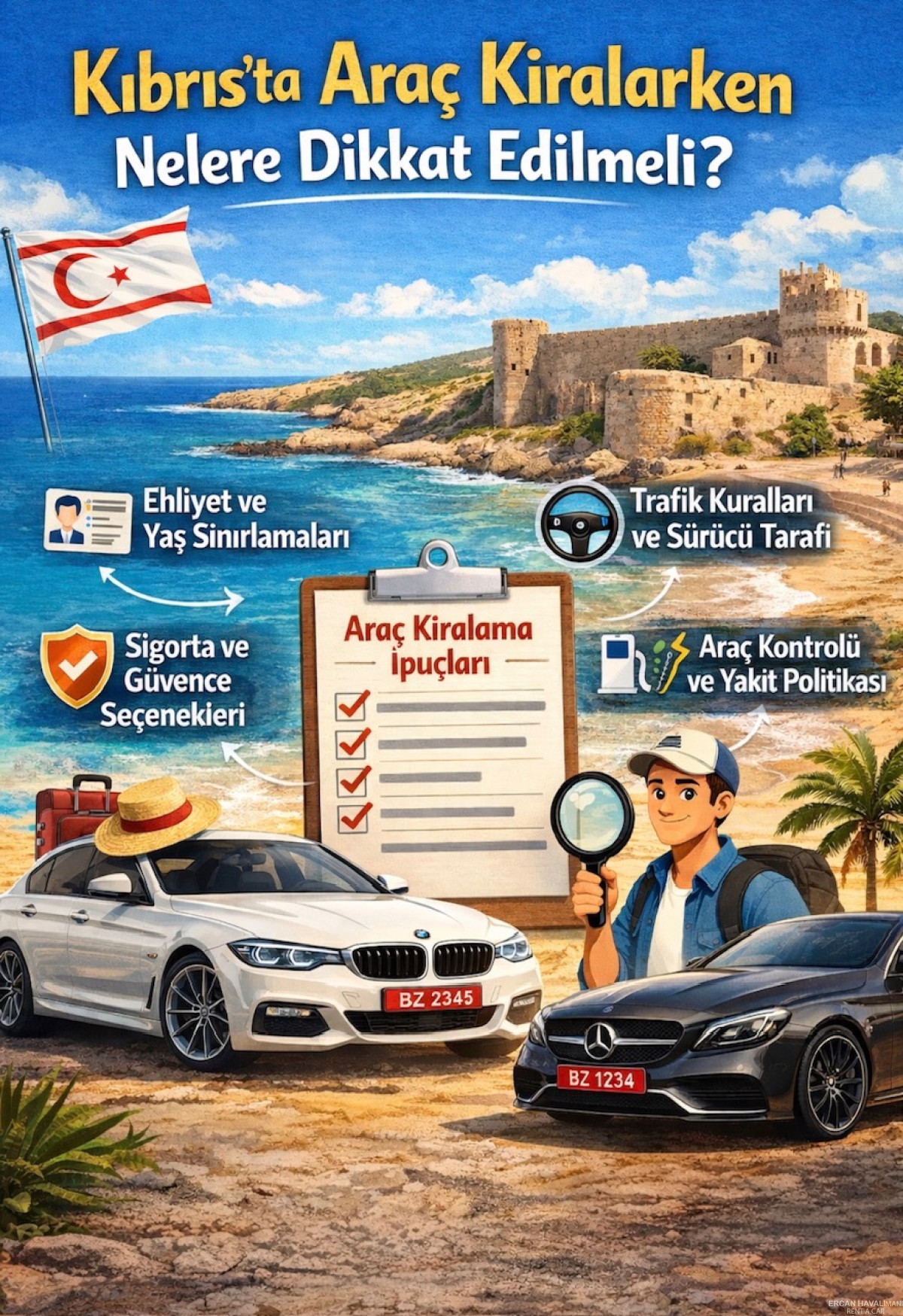 Kıbrıs&rsquo;ta Ara&ccedil; Kiralarken Nelere Dikkat Edilmeli